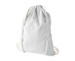 Sac à dos cordon personnalisable avec logo couleur blanc