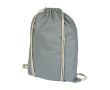 Sac à dos cordon personnalisable avec logo couleur gris