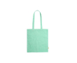 Tote bag avec logo en coton recyclé 120 g/m2 couleur vert