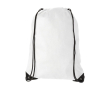 Sac à dos cordon personnalisé avec le logo couleur blanc