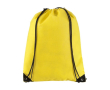 Sac à dos cordon personnalisé avec le logo couleur jaune