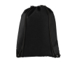 Sac à dos cordon personnalisé avec le logo couleur noir