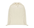 Sac personnalisable avec cordon blanc couleur naturel