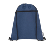 Sac à dos en rPET avec poche à fermeture éclair couleur bleu marine