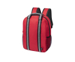 Sac à dos réfléchissant en matériaux recyclés couleur rouge