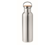Bouteille isotherme personnalisée avec anse couleur argenté mat