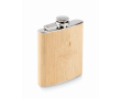 Flasque personnalisée en bambou couleur beige