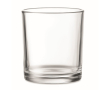 Verre personnalisable réutilisables couleur transparent