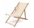 Chaises de plage personnalisées en bois couleur beige
