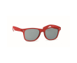 Lunettes de soleil publicitaire recyclée couleur rouge