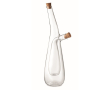 Bouteille d'huile et vinaigre en verre couleur transparent
