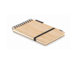 Carnet personnalisé avec stylo couleur noir