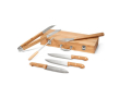 Ensemble d'ustensiles pour barbecue couleur naturel