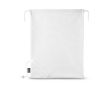Sac à provisions pliable en filet avec logo couleur blanc