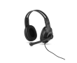 Casque bandeau avec microphone couleur gris