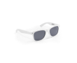 Lunettes de soleil publicitaire en RPET couleur blanc