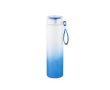Gourde en verre personnalisable de 470 ml couleur bleu roi