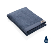 Serviette de bain de type spa couleur bleu