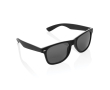 Lunettes de soleil en plastique recyclé couleur noir