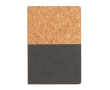 Carnet en liège et kraft personnalisé couleur noir