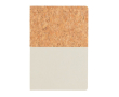 Carnet en liège et kraft personnalisé couleur naturel
