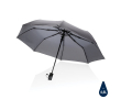 Petit parapluie coupe-vent couleur gris foncé