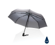 Parapluie à ouverture et fermeture à bouton couleur gris foncé