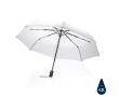 Parapluie à ouverture et fermeture à bouton couleur blanc