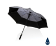 Parapluie anti-tempête bicolore couleur gris foncé