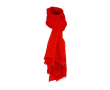 Foulard publicitaire au toucher doux et fin couleur rouge