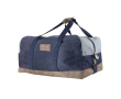 Sac de voyage personnalisé finition denim couleur bleu