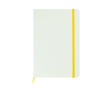 Carnet personnalisable avec le logo couleur jaune