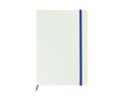 Carnet personnalisable avec le logo couleur bleu