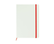 Carnet personnalisable avec le logo couleur rouge