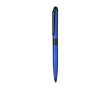 Stylo publicitaire métallique avec pointeur couleur bleu