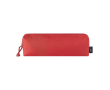 Trousse en RPET avec fermeture à cordon couleur rouge