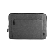 Pochette matelassée en polyester RPET couleur gris