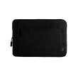 Pochette matelassée en polyester RPET couleur noir