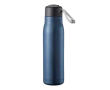 Bouteille avec fonction thermos et poignée couleur bleu