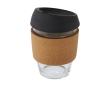 Mug take away personnalisé avec le logo couleur noir