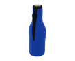 Housse pour bouteille en néoprène avec logo couleur bleu roi