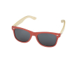 Lunettes de soleil personnalisées avec logo couleur rouge