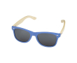 Lunettes de soleil personnalisées avec logo couleur bleu