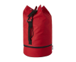 Sac polochon en plastique recyclé couleur rouge