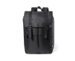 Sac à dos promotionnel style urbain recyclé couleur noir