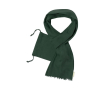 Foulard personnalisé en coton bio couleur vert foncé