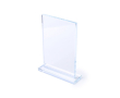 Plaque trophée rectangulaire en verre couleur transparent