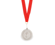 Médaille métallique de type olympique couleur argenté