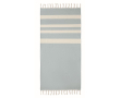 Serviette paréo recyclée 140 g/m2 couleur bleu