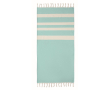 Serviette paréo recyclée 140 g/m2 couleur turquoise